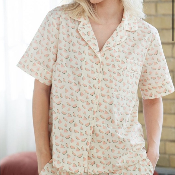 Latte love Woven Pyjama set - Picture 3 of 4